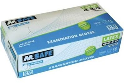 OXXA Latex-Strong 44-160 handschoen - naturel - 9/l