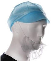 Baardmasker - wit