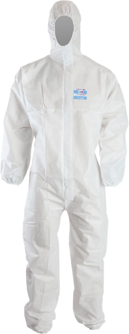 ChemDefend 100 Disposable Overall Type 5 6 wit 3xl