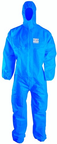 ChemDefend 110 Disposable Overall Blauw Type 5+6 - l